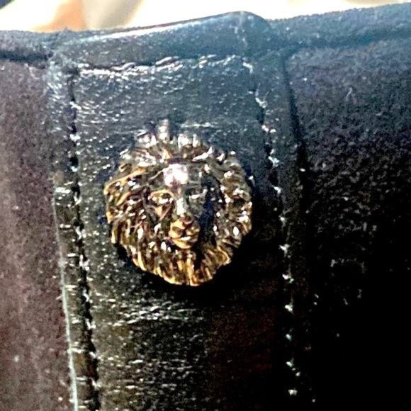 Anne Klein AK7 Jaimelee style BLACK GENUINE LEATHER HAIR SNAKE ZIP FRONT HIGH HE - Picture 7 of 9